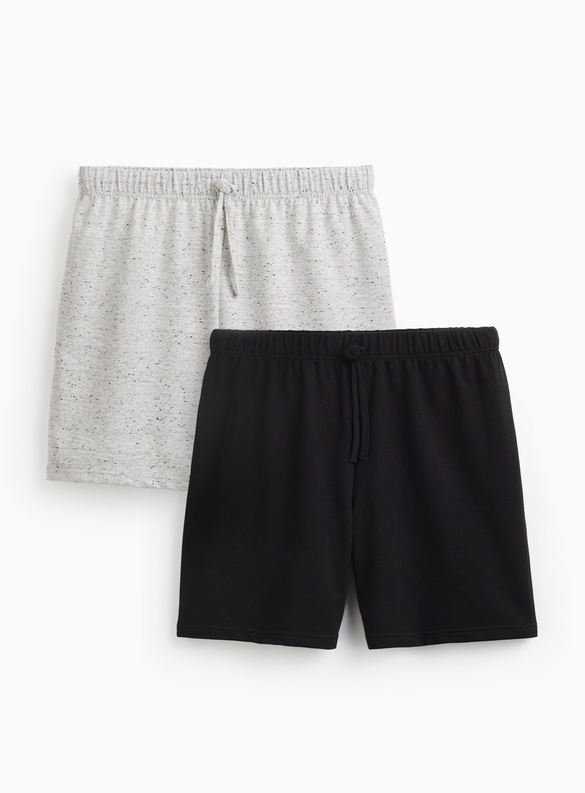 Grey & Black Pyjama Shorts 2 Pack XL