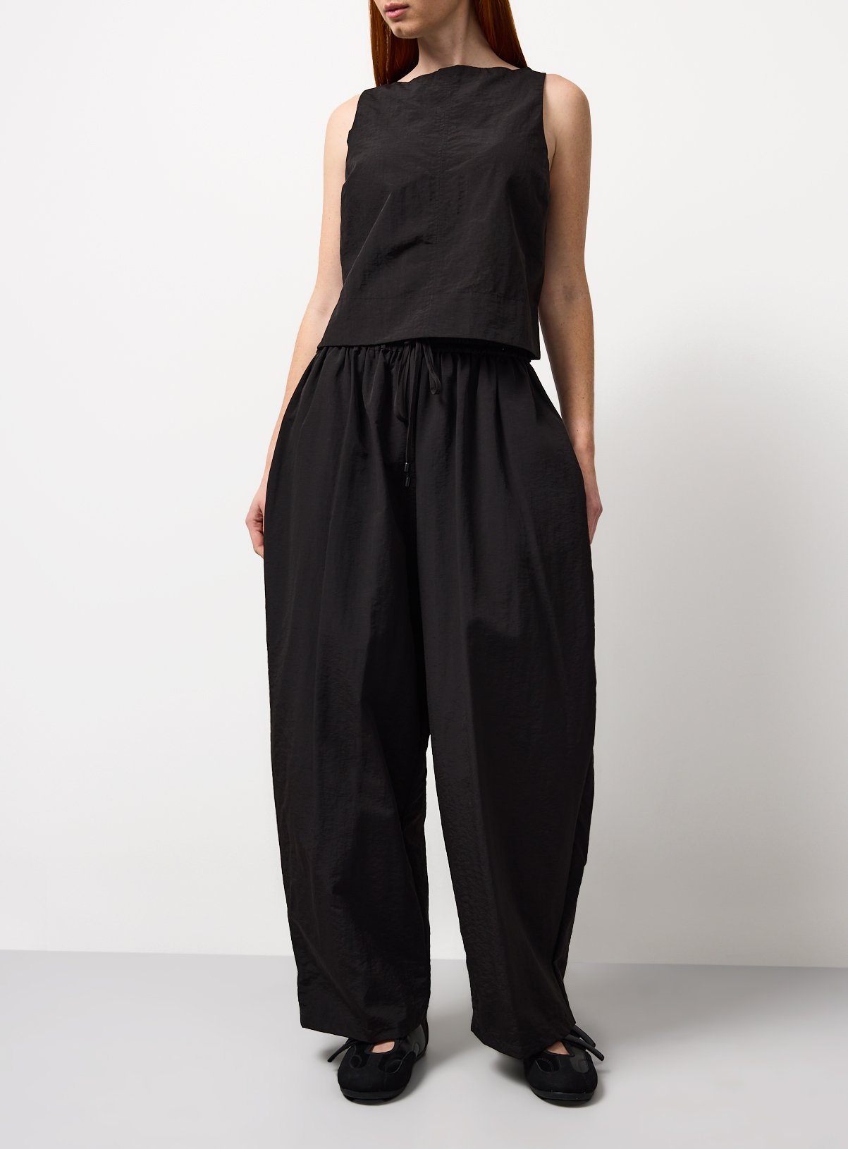 Balloon Leg Techno Co-ord Trousers 