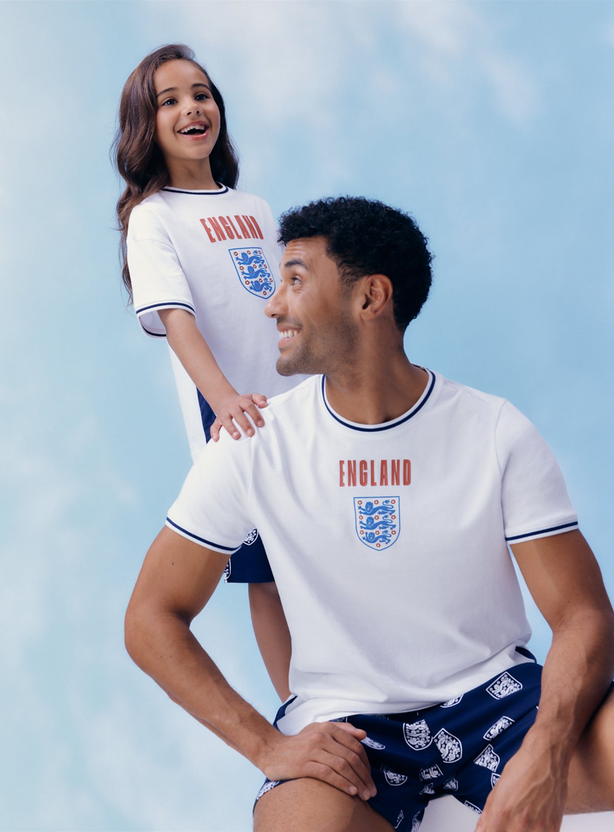 White England Football Shortie Pyjamas M