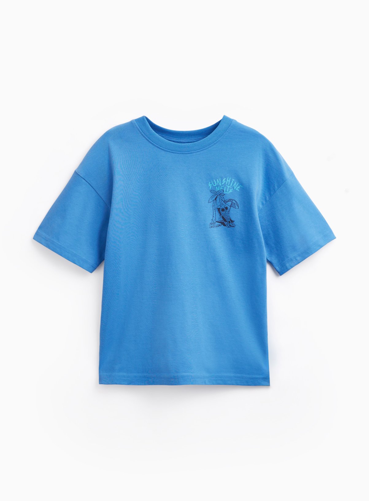Blue Surfer Graphic T-Shirt 11 years