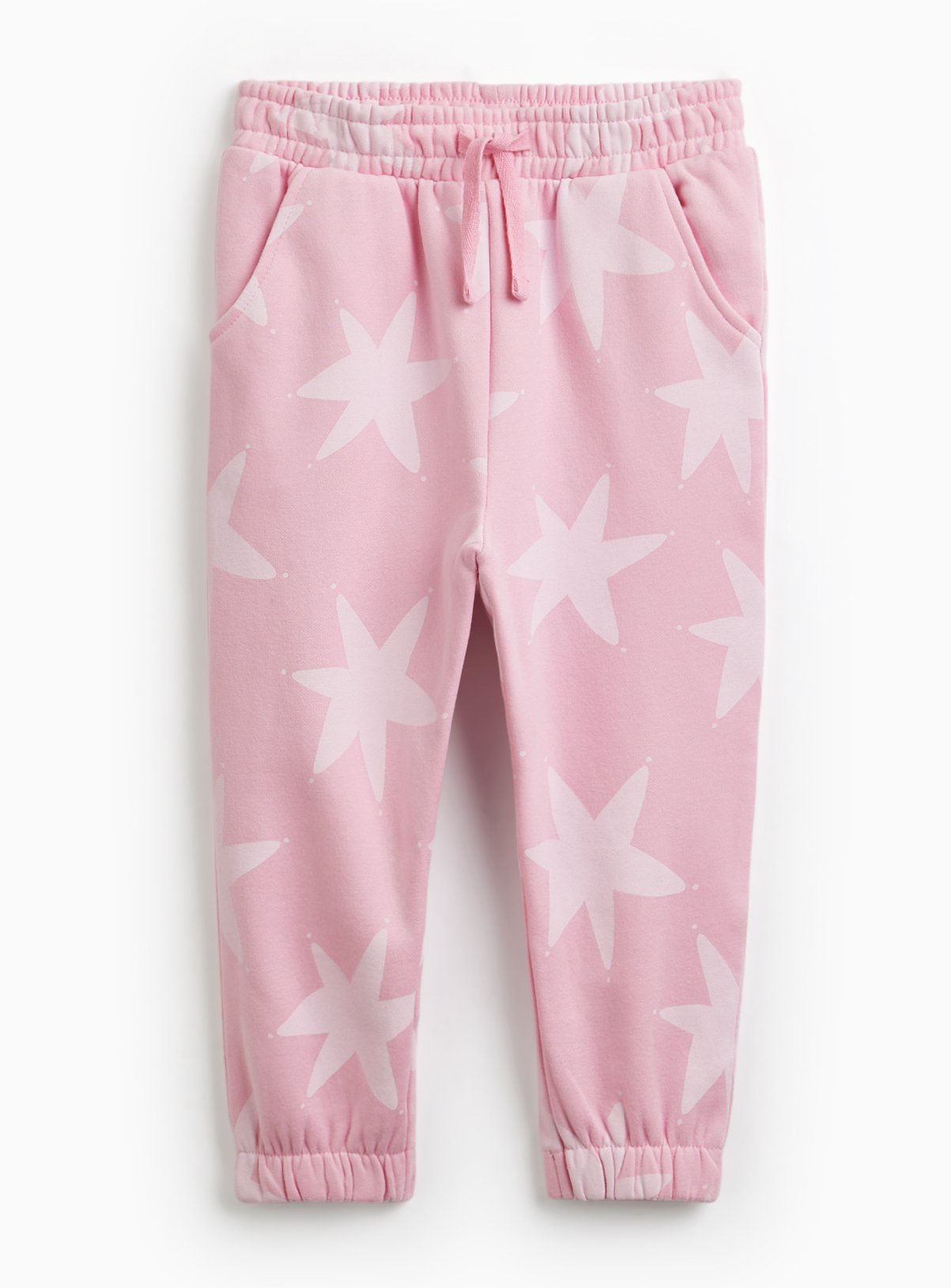 Pink Star Print Joggers 3-4 years