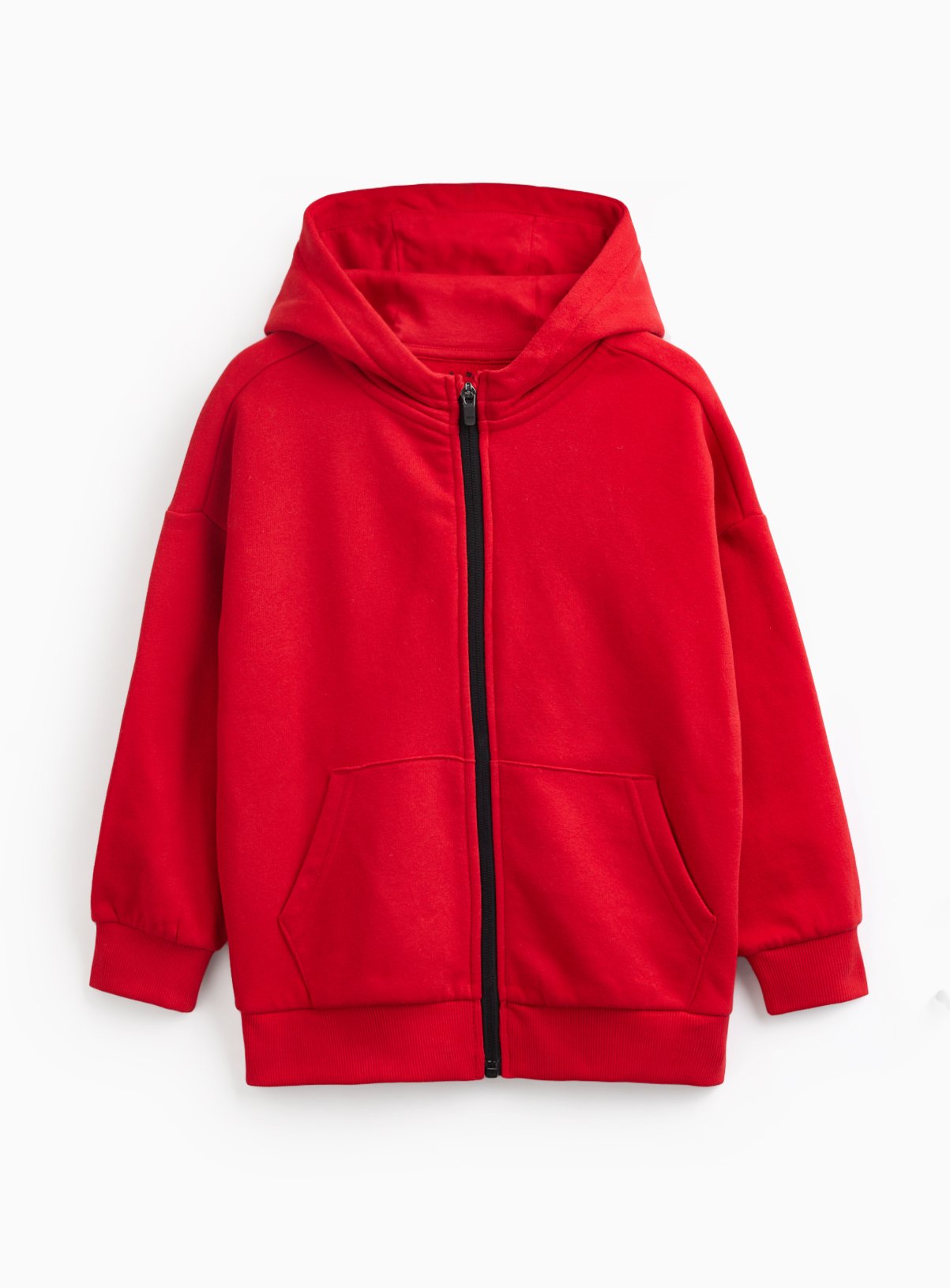 Red Zip Through Hoodie 9 years