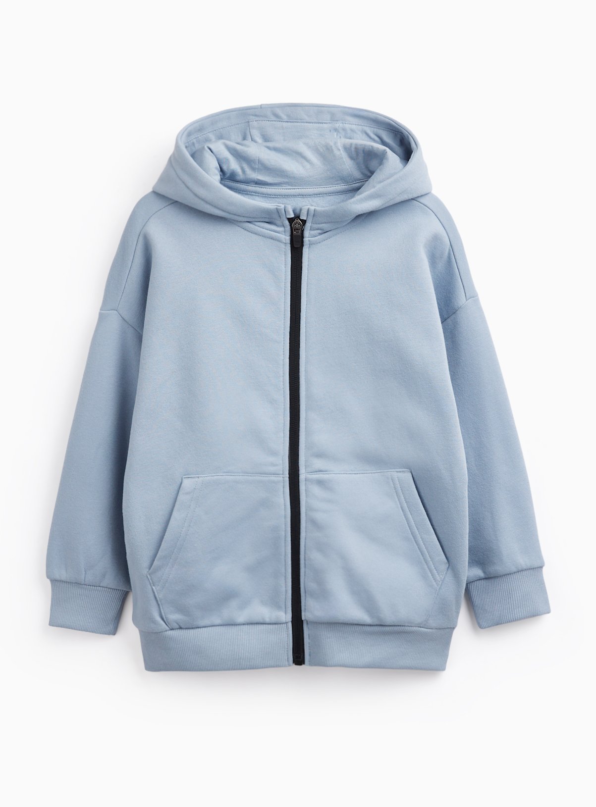 Light Blue Zip Through Hoodie 10 years