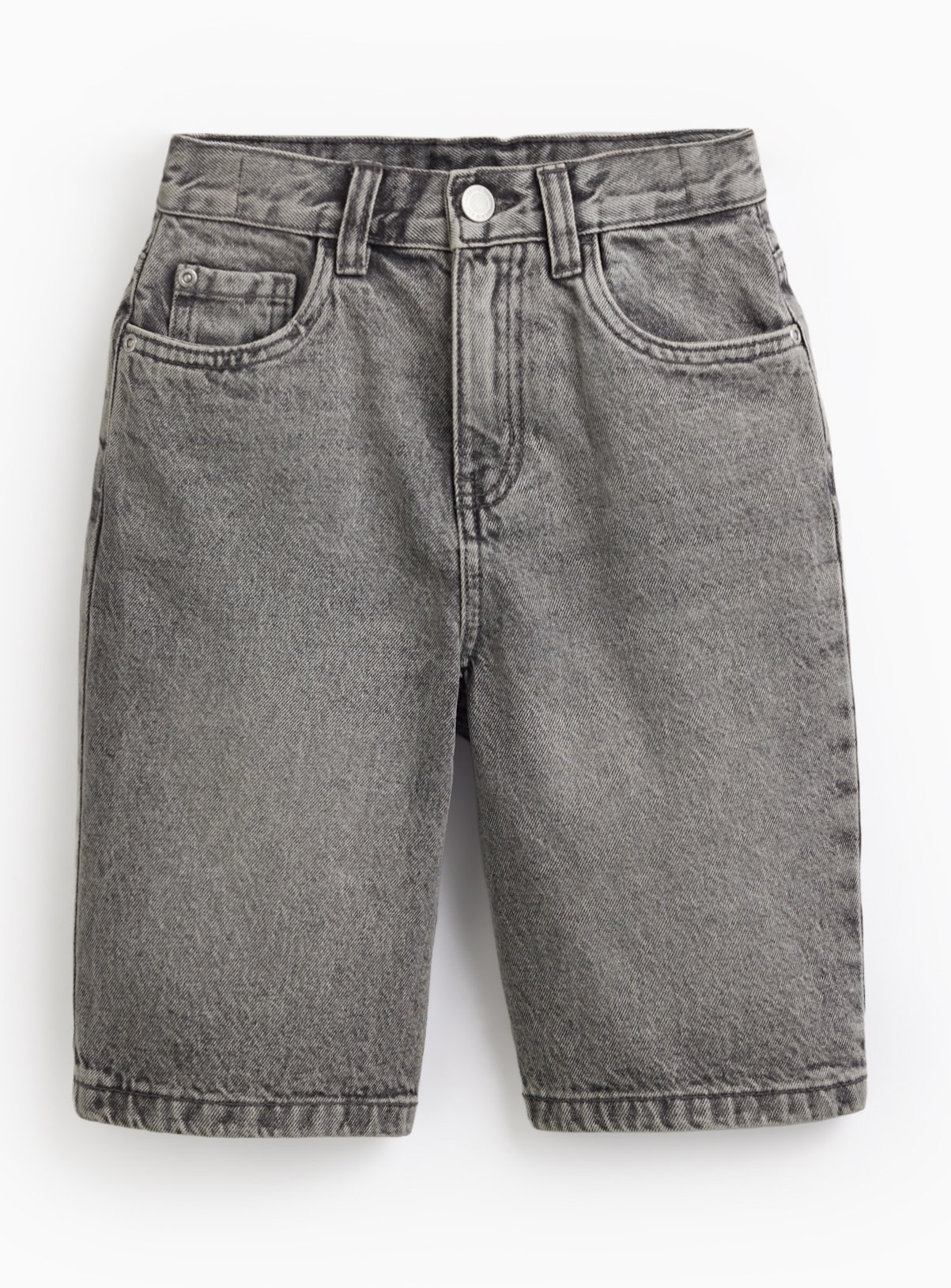 Light Grey Denim Jorts 12 years