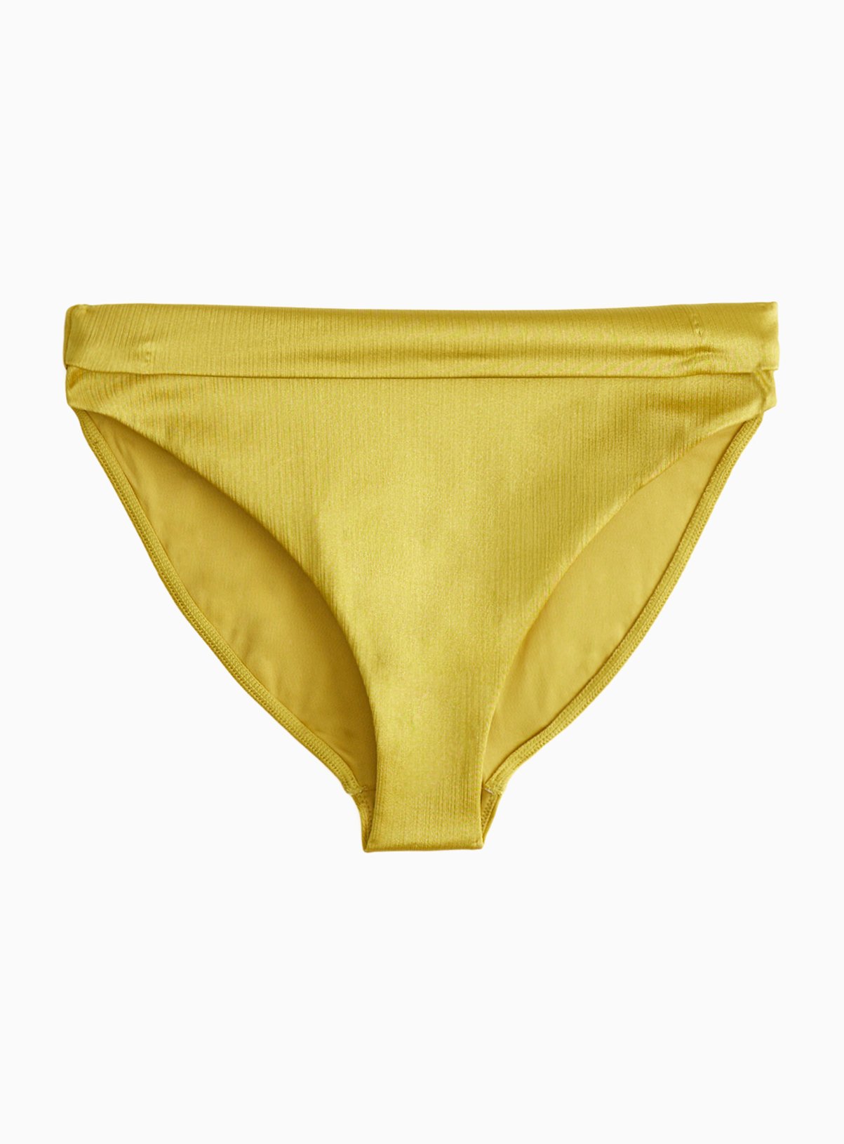 Gold High Shine Bikini Bottoms 8