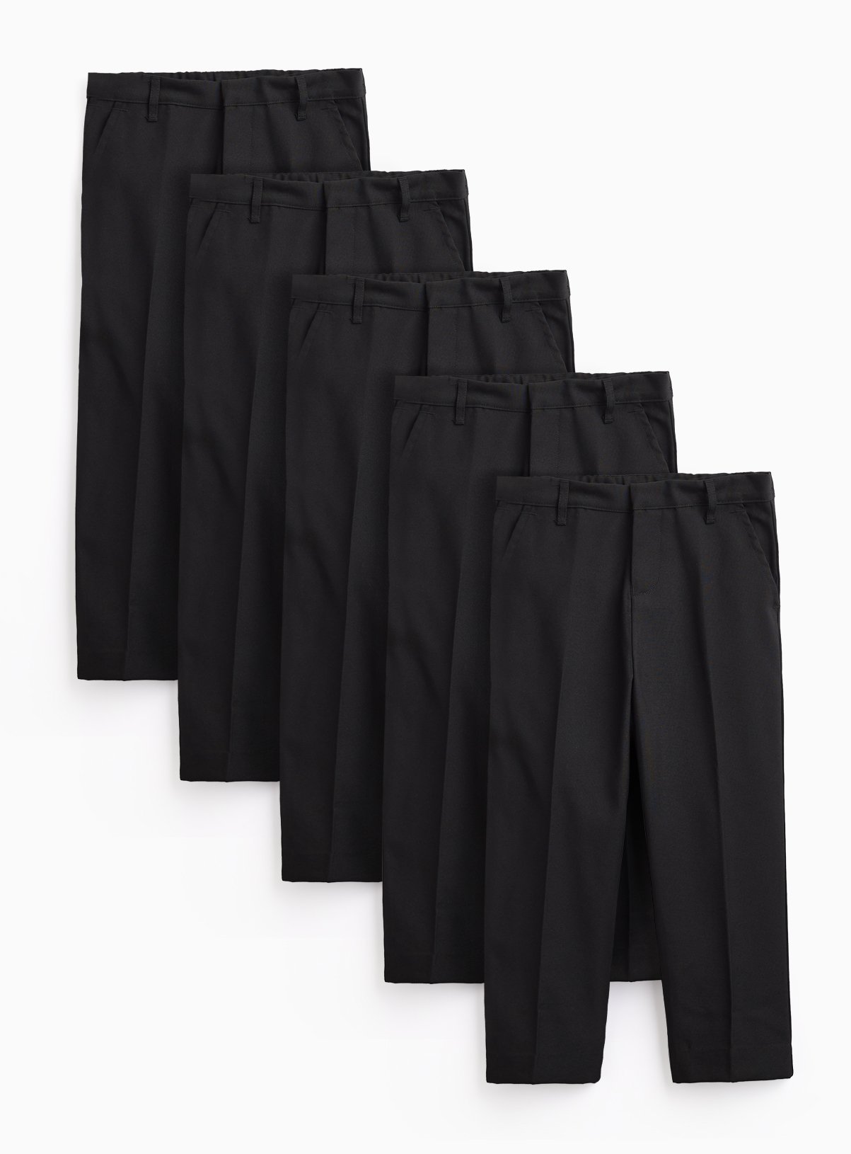 Generous Fit Woven Trousers 5 Pack 