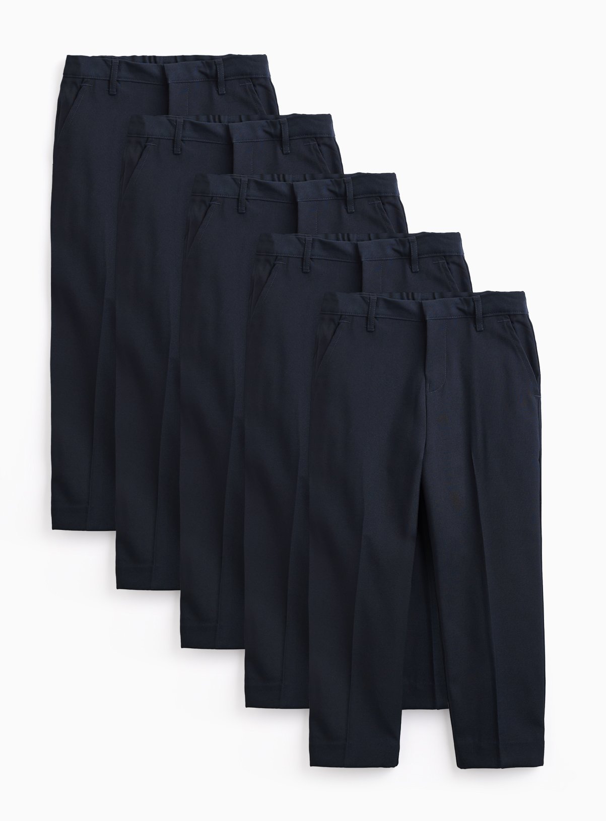 Generous Fit Woven Trousers 5 Pack 