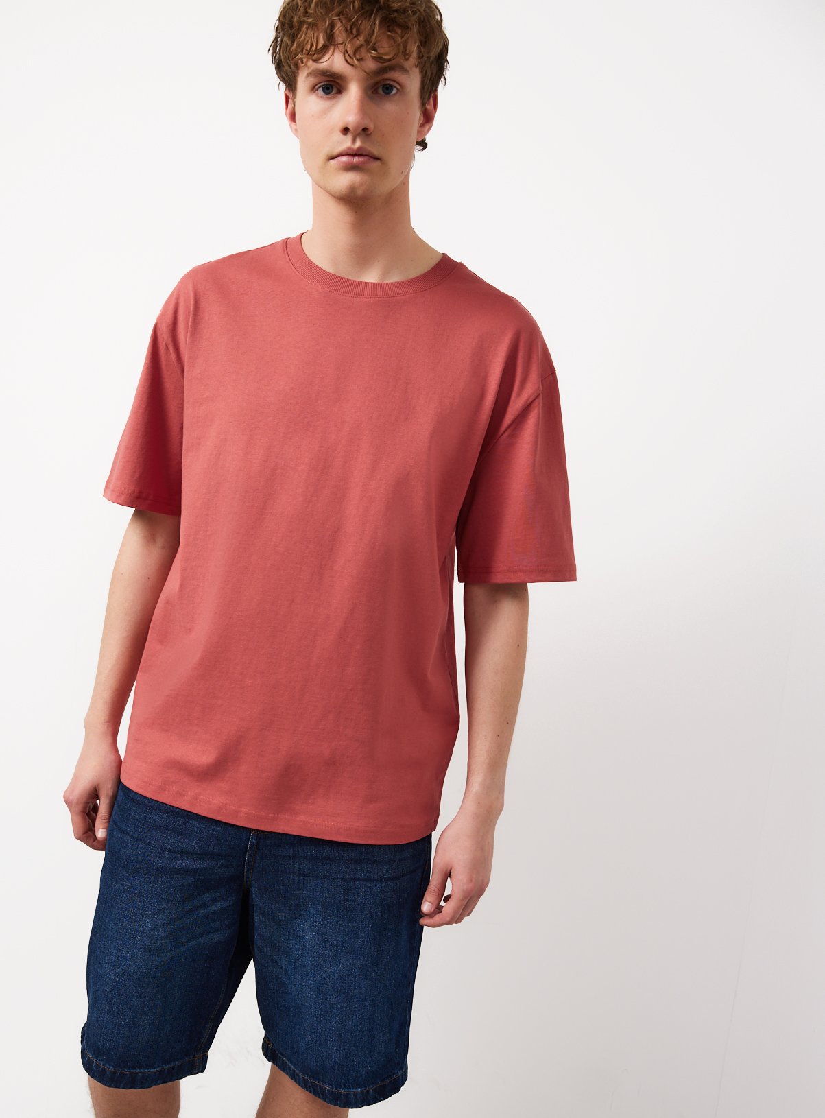 Red Relaxed Fit Dry Handle T-Shirt M