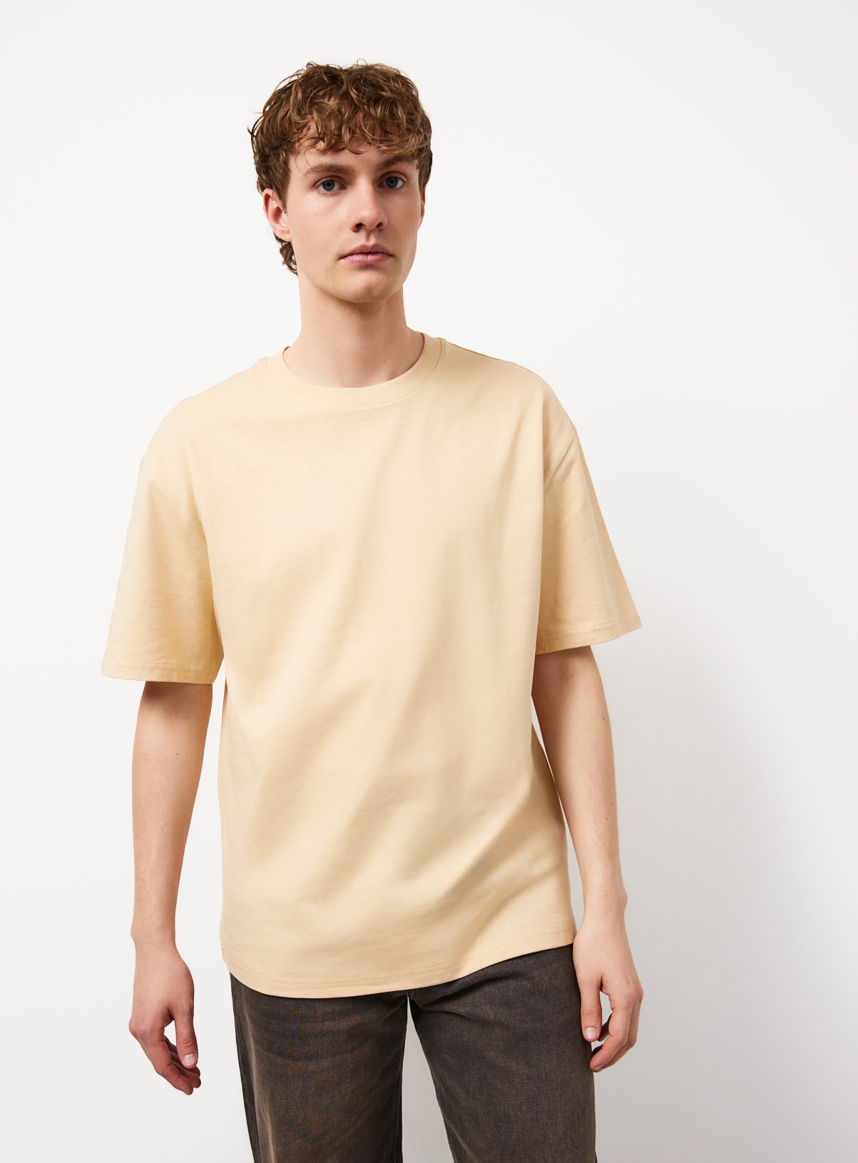Yellow Relaxed Fit Dry Handle T-Shirt XXXXL