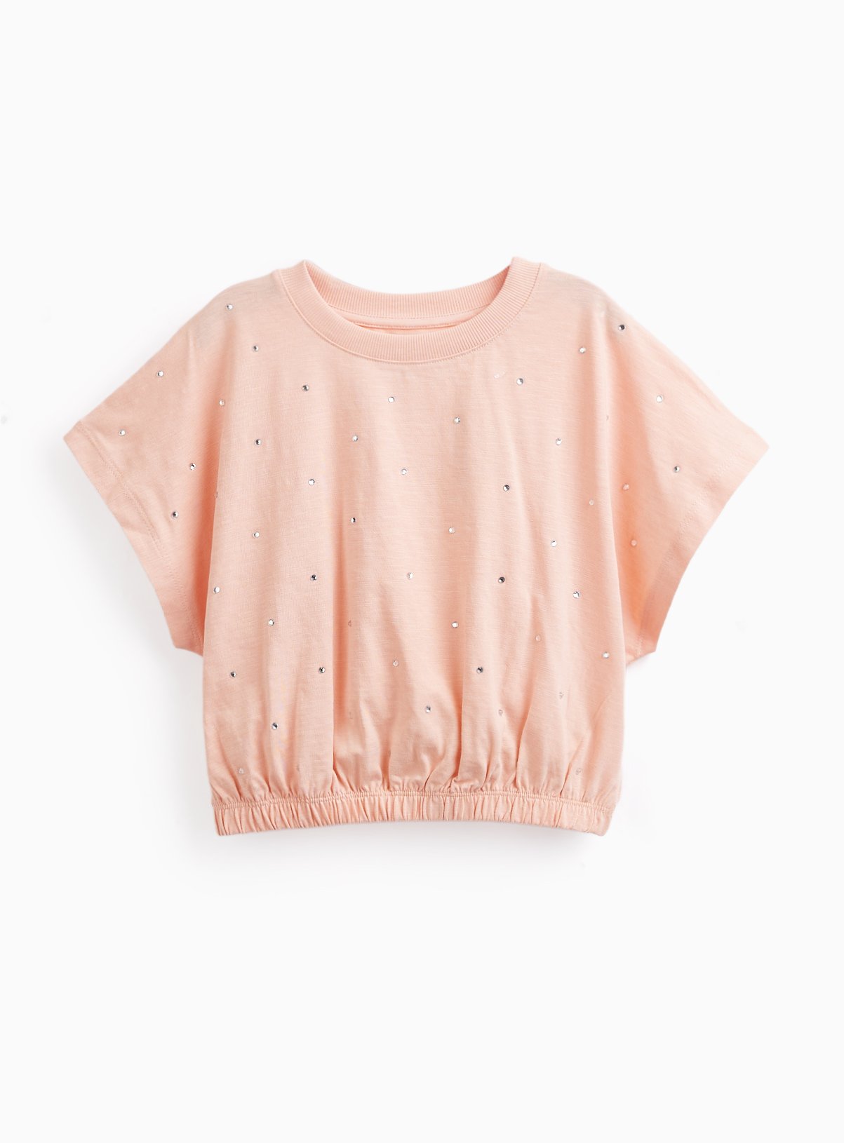 Pink Studded Elasticated Waist T-Shirt 13 years