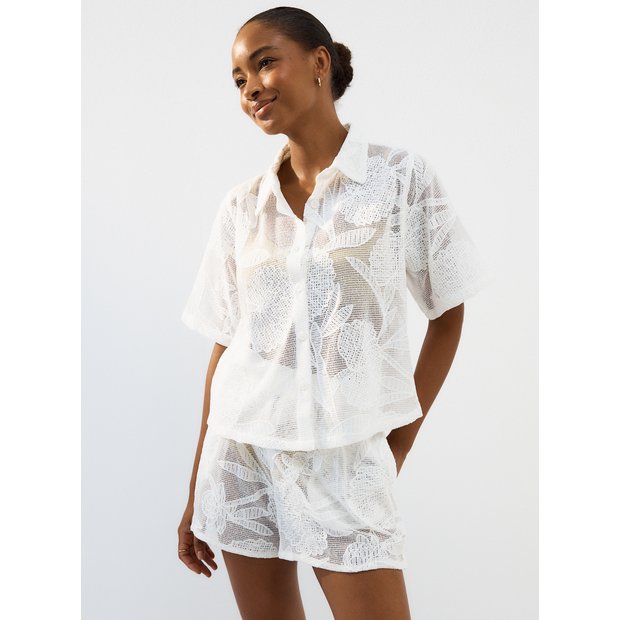 ミュージシャン DISH//aRangeDesignT-shirt flower White DISH