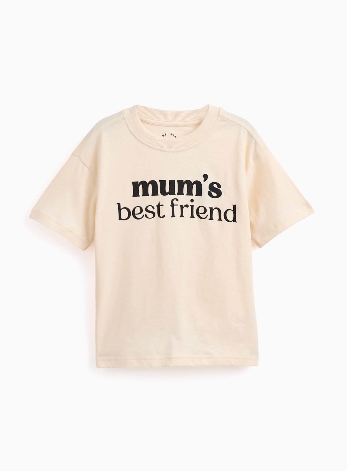 Cream Mum's Best Friend Graphic T-Shirt 