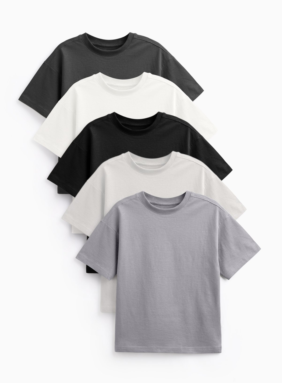 Blue Shades T-Shirts 5 Pack 12 years