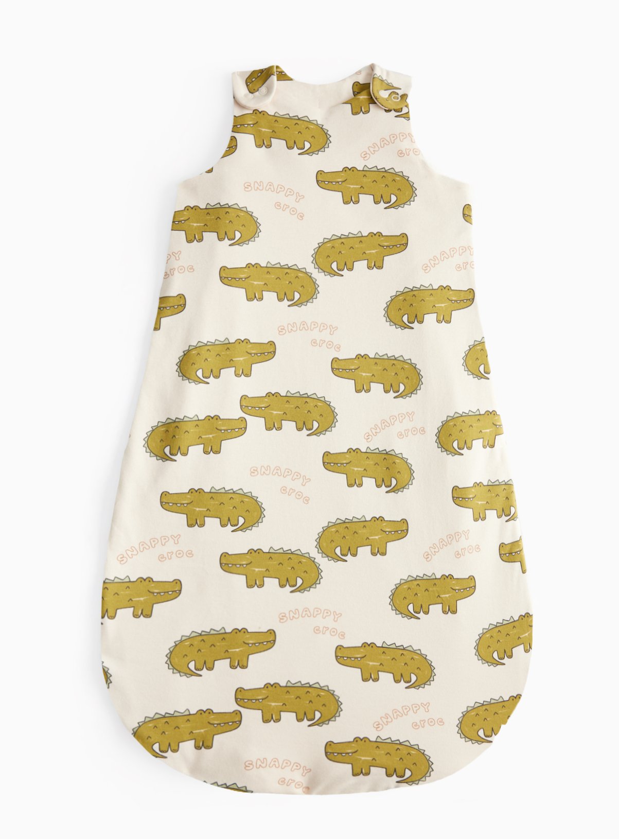Beige Crocodile Print 1.0 Tog Sleeping Bag 18-24 months