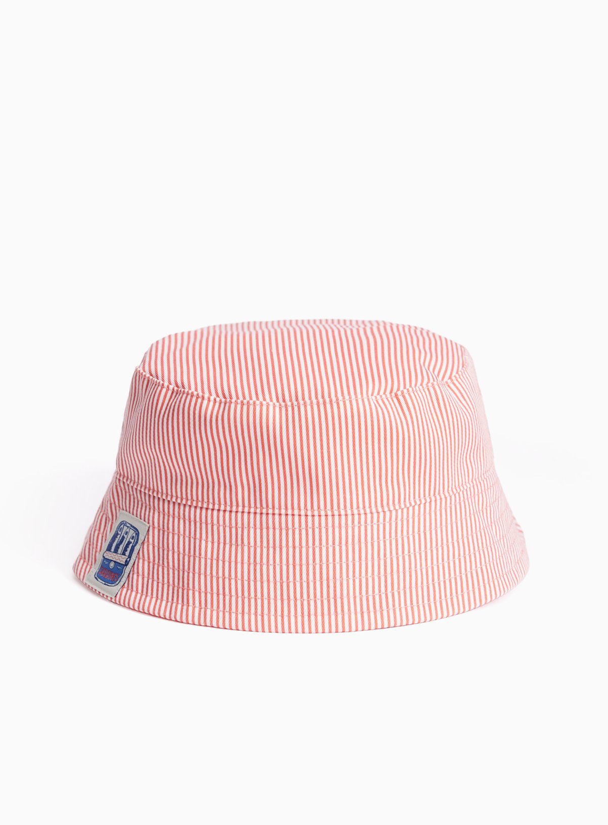 Red Stripe Bucket Hat 