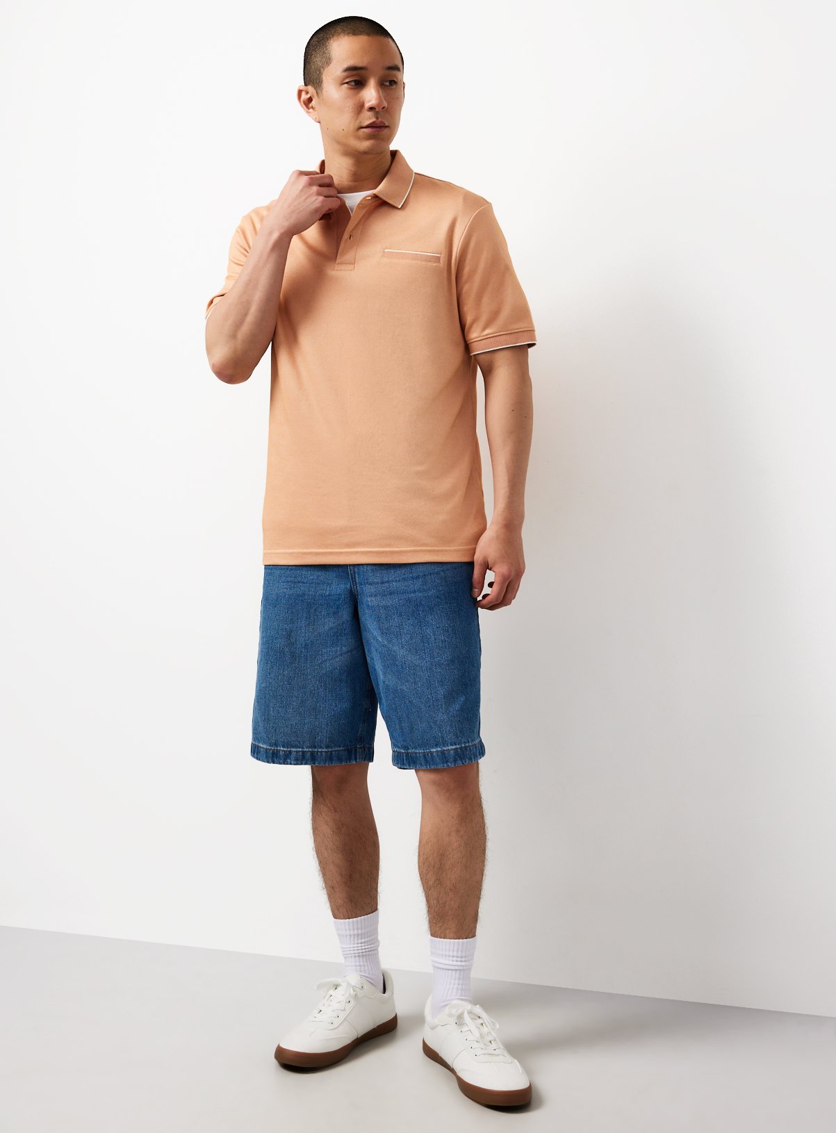 Two Tone Polo Shirt 