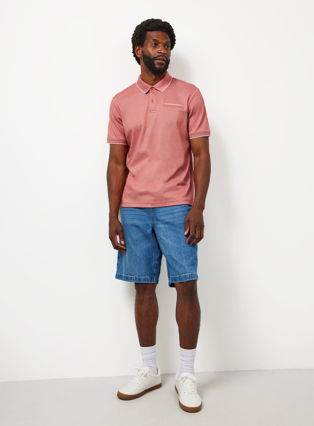 Two Tone Polo Shirt 
