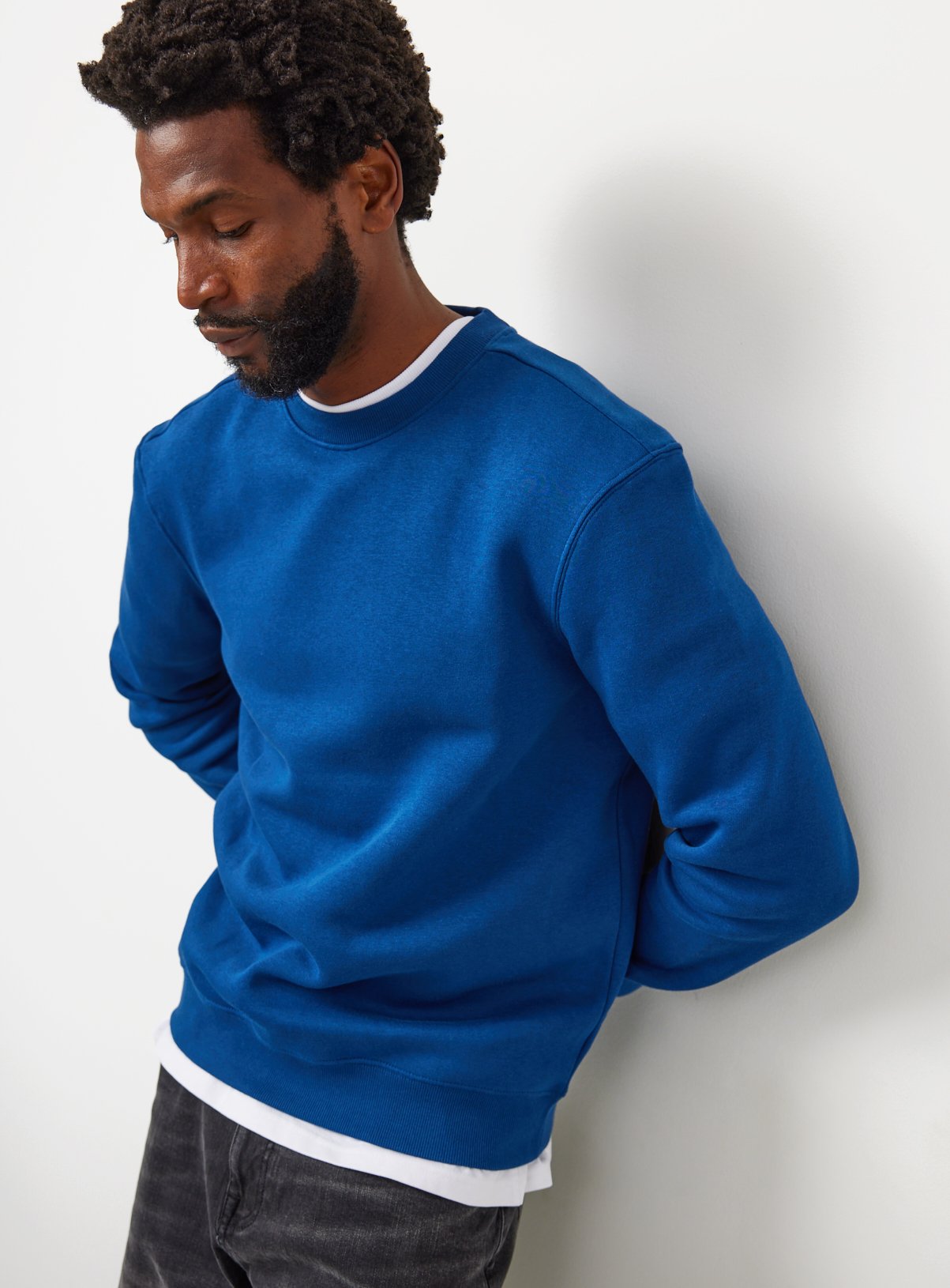 Blue Ultimate Crew Neck Sweatshirt XXXXL
