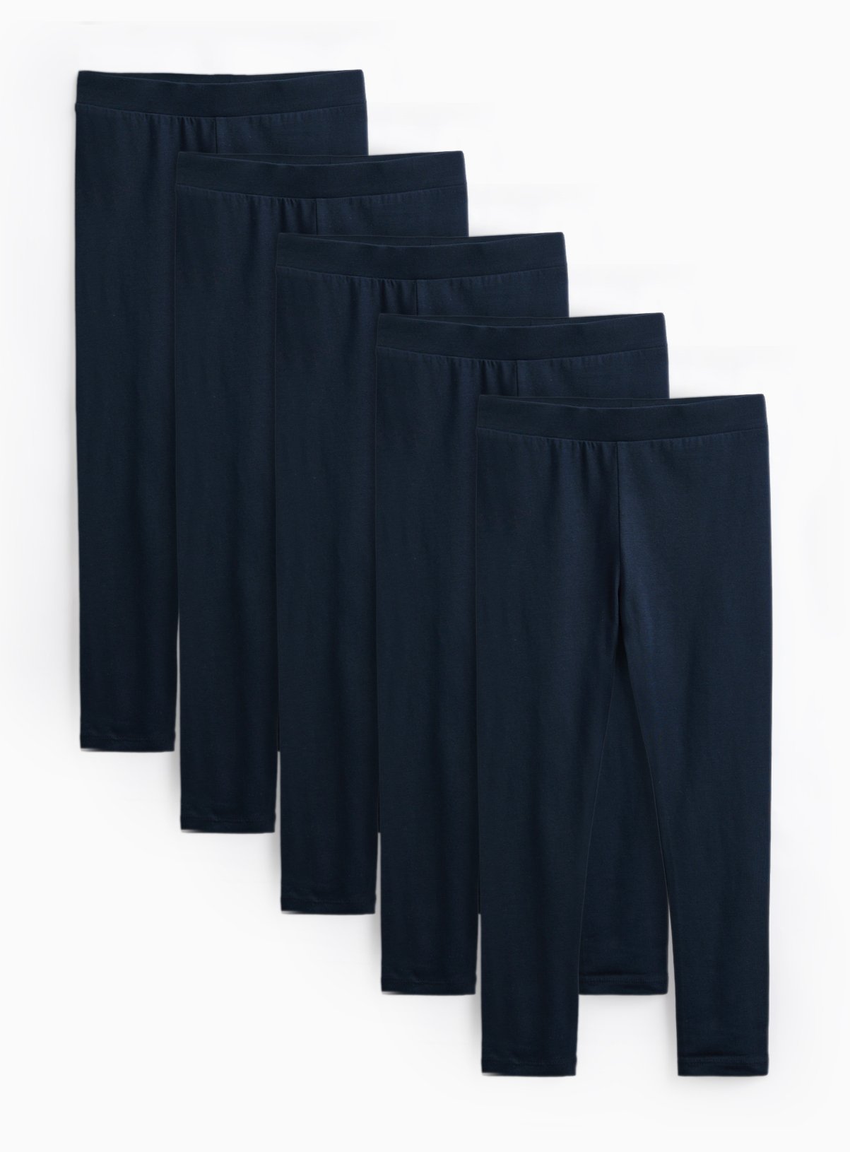 5 Pack Black Leggings 