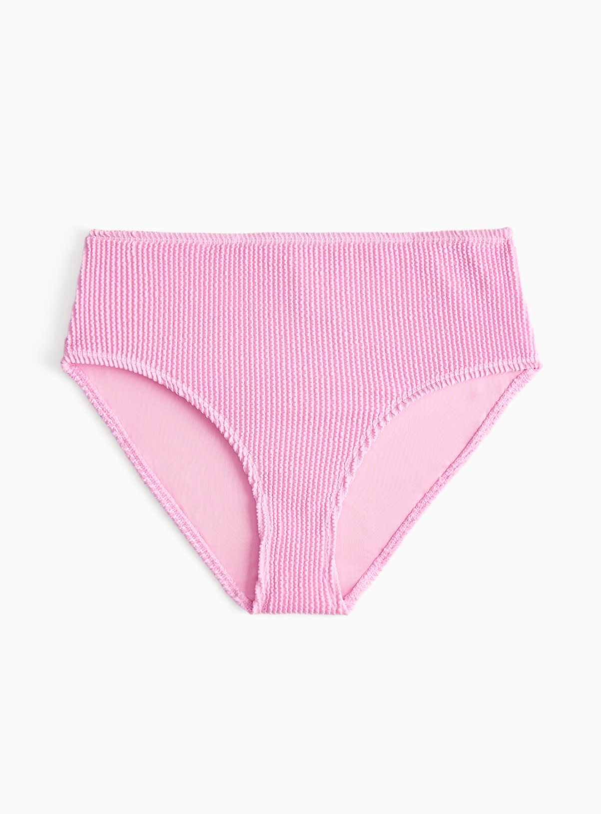 Pink Crinkle Full Brief Bikini Bottoms 12