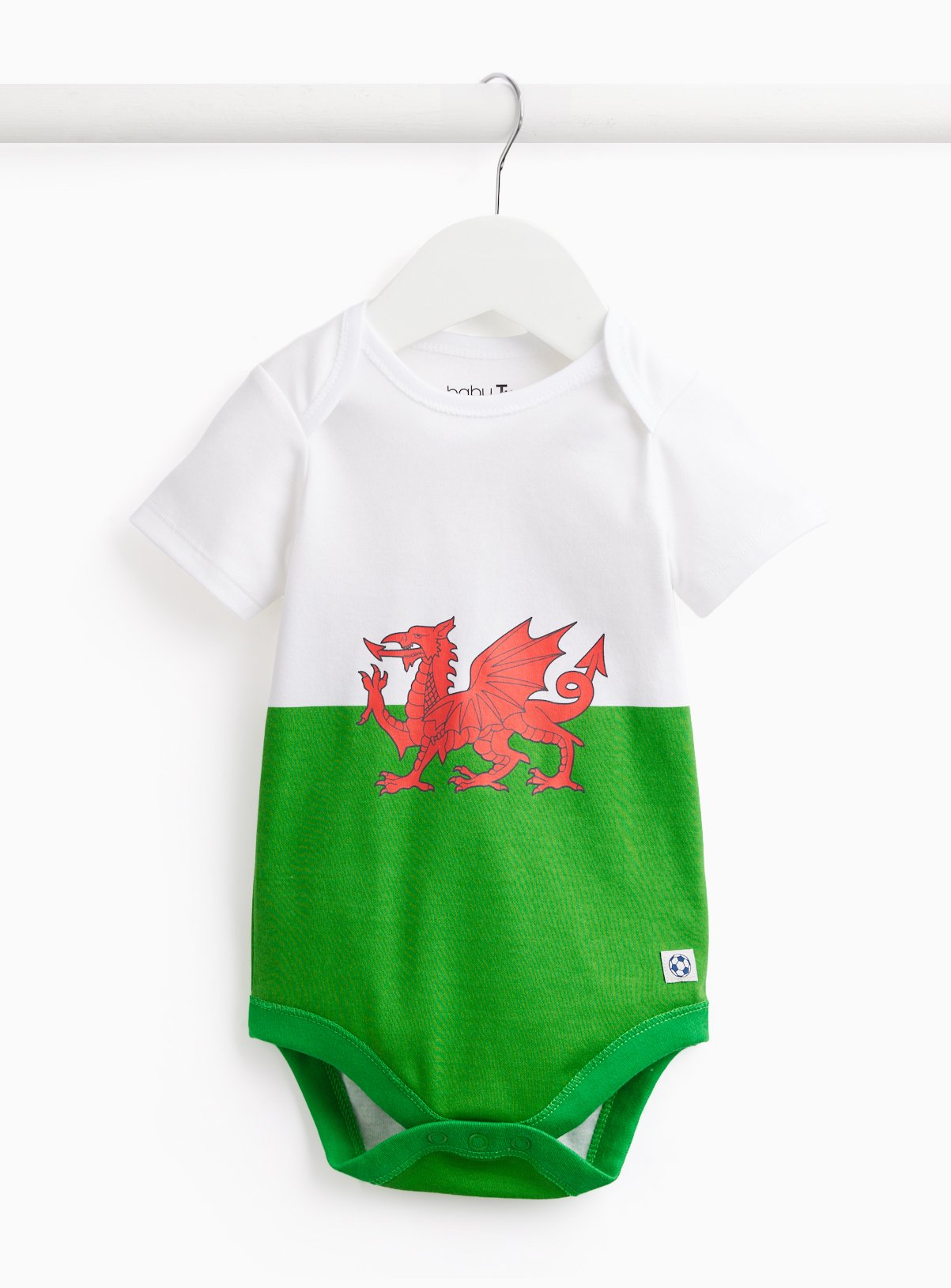 Wales National Flag Print Bodysuit 3-6 months