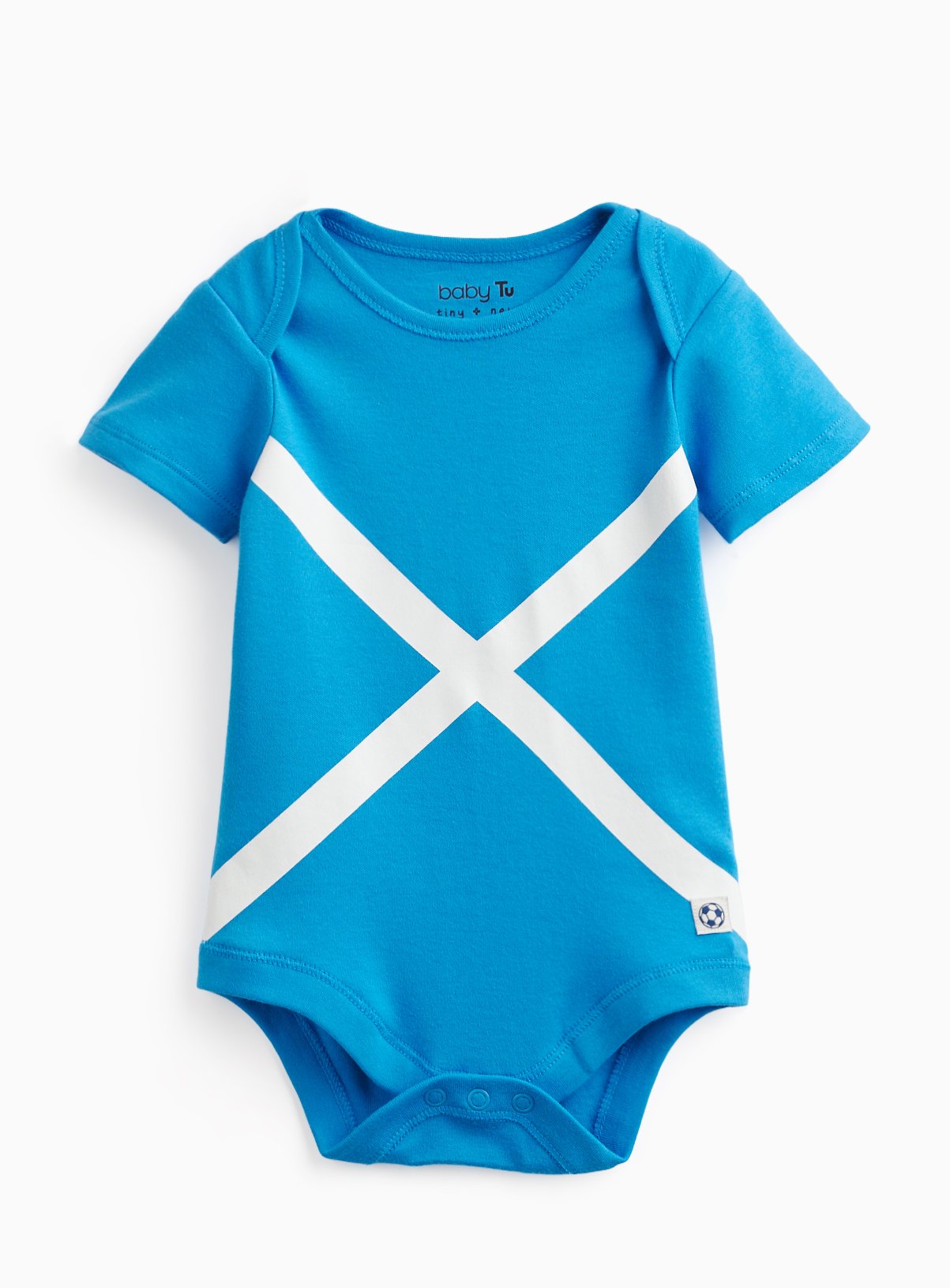 Blue Scotland Football Print Bodysuit Up to 3 mths