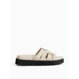 Neutral Cage Footbed Sandals
