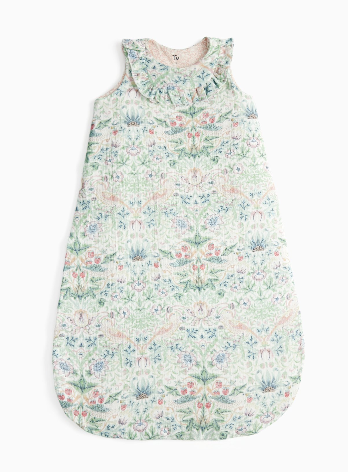 Tu x Morris & Co. Strawberry Thief Print 1.5 Tog Sleeping Bag