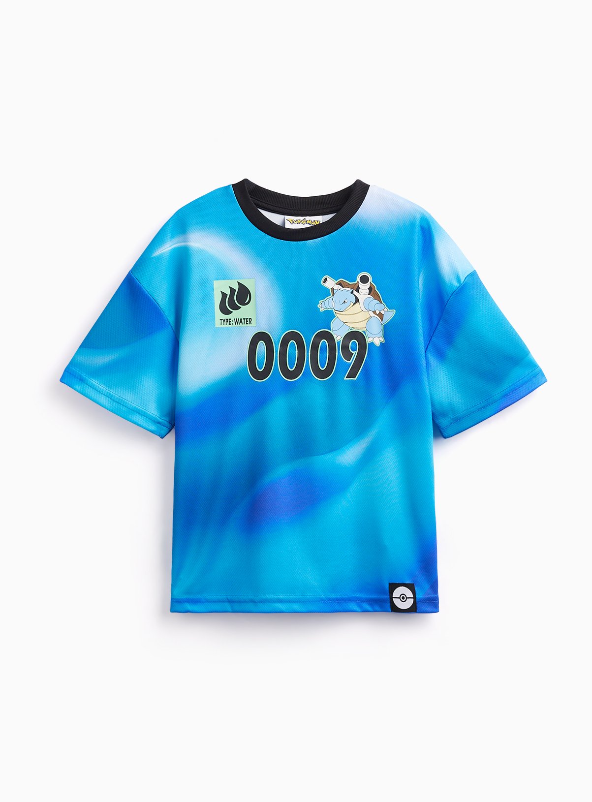 Blue Pokemon Blastoise Print T-Shirt 7 years