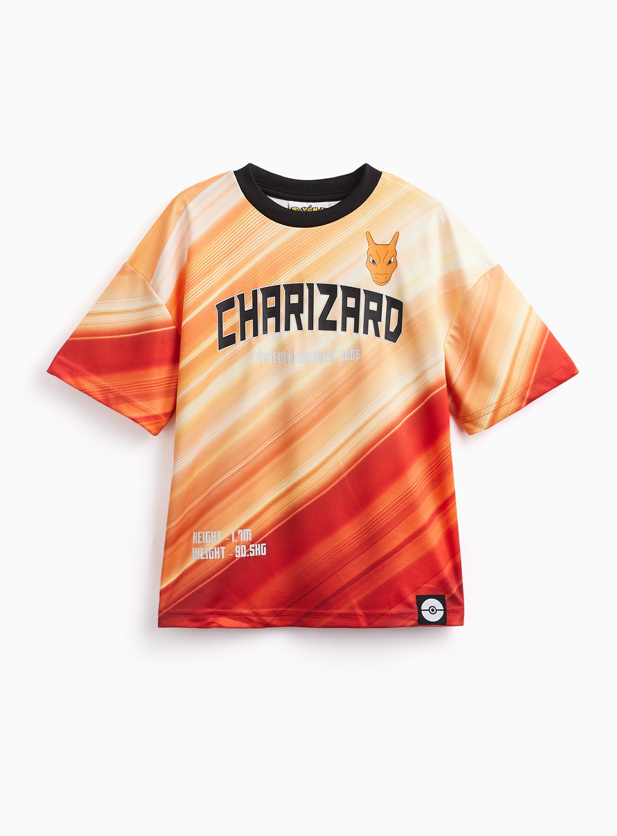 Orange Pokemon Charizard Print T-Shirt 9 years