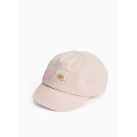 Pink Denim Sunshine Club Motif Baseball Cap
