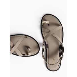 Toe Ring Detail Strappy Sandals