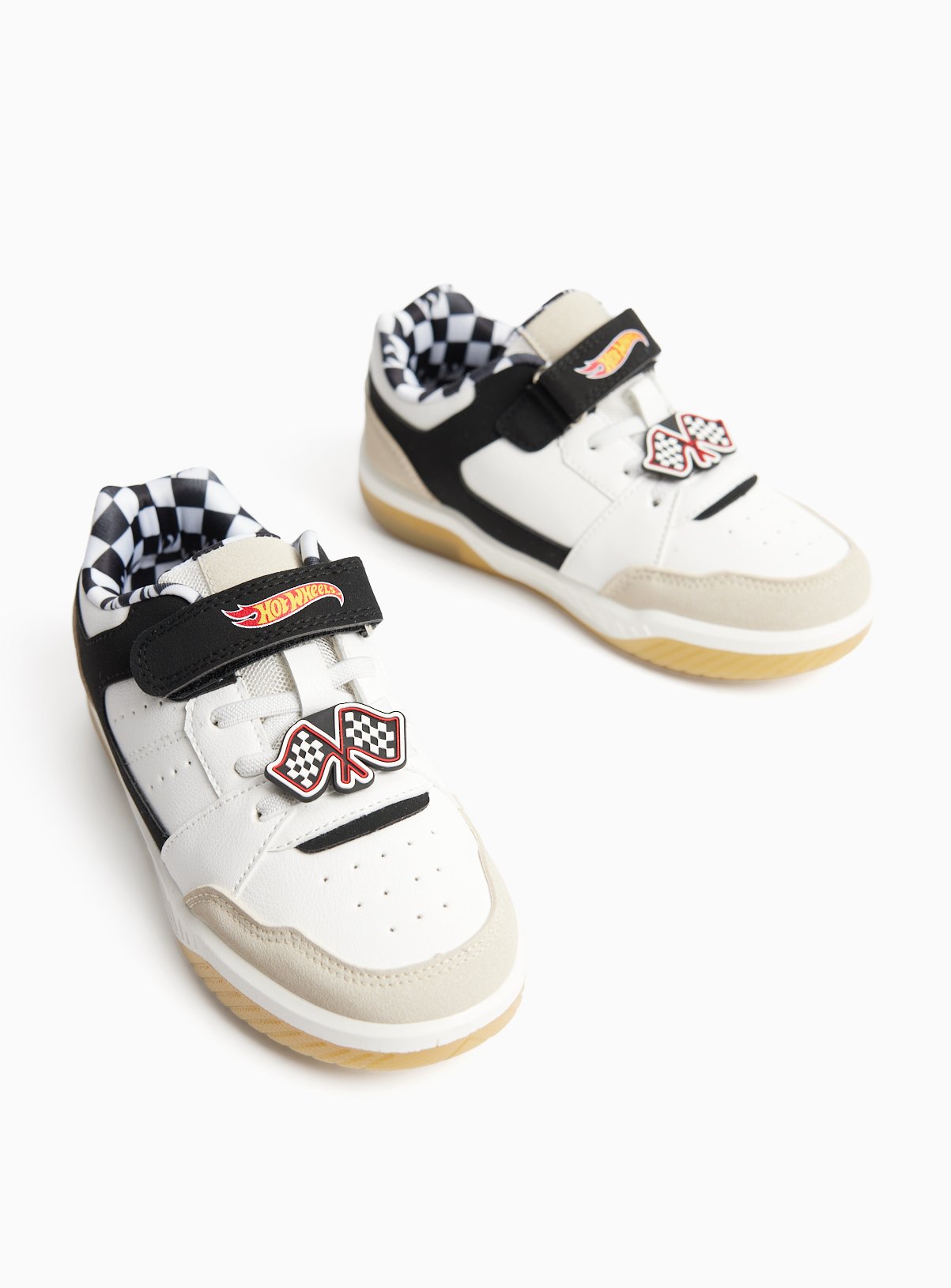 Stone Hot Wheels Panelled Trainers