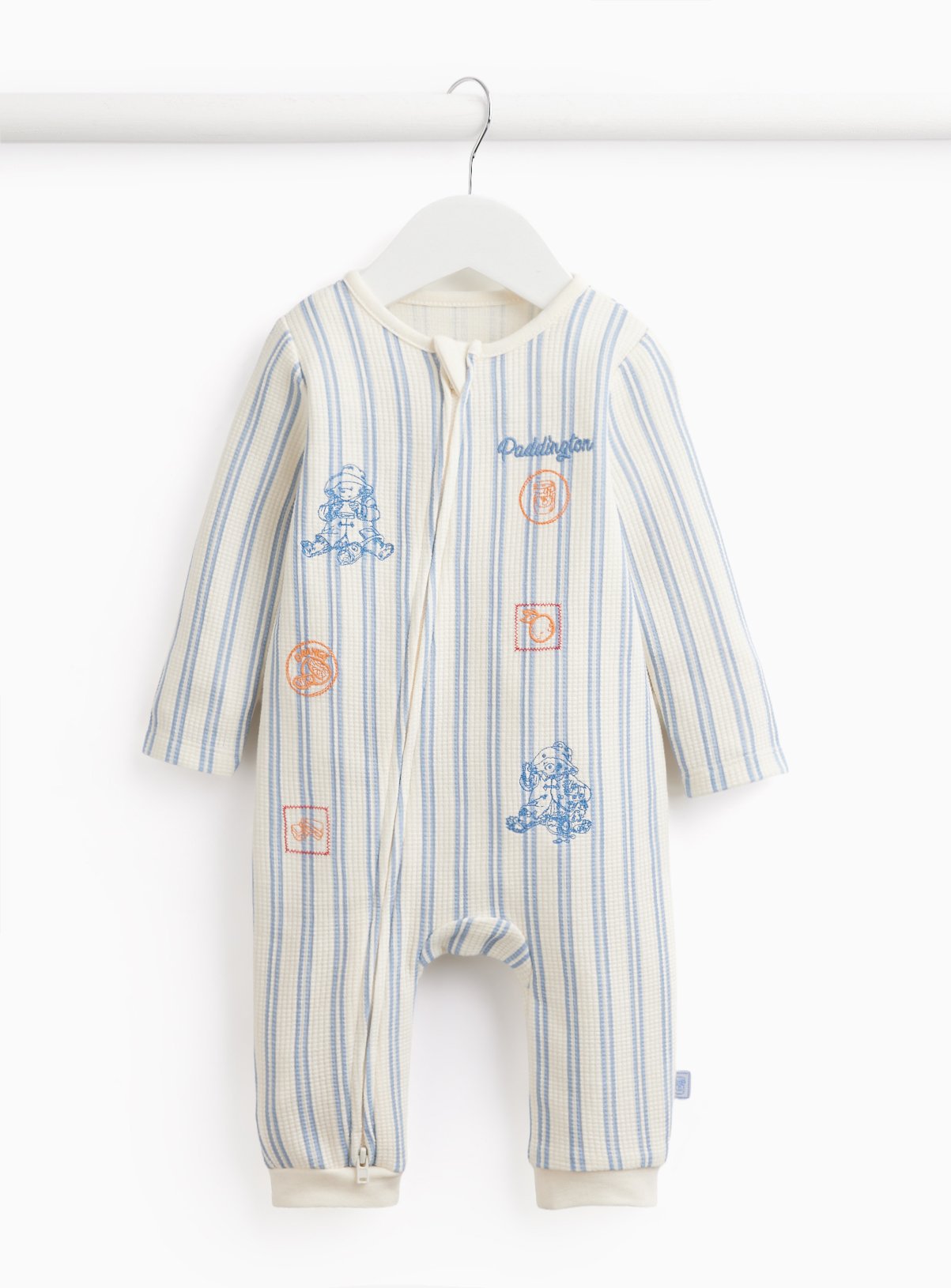 Paddington Stripe Print Footless Sleepsuit