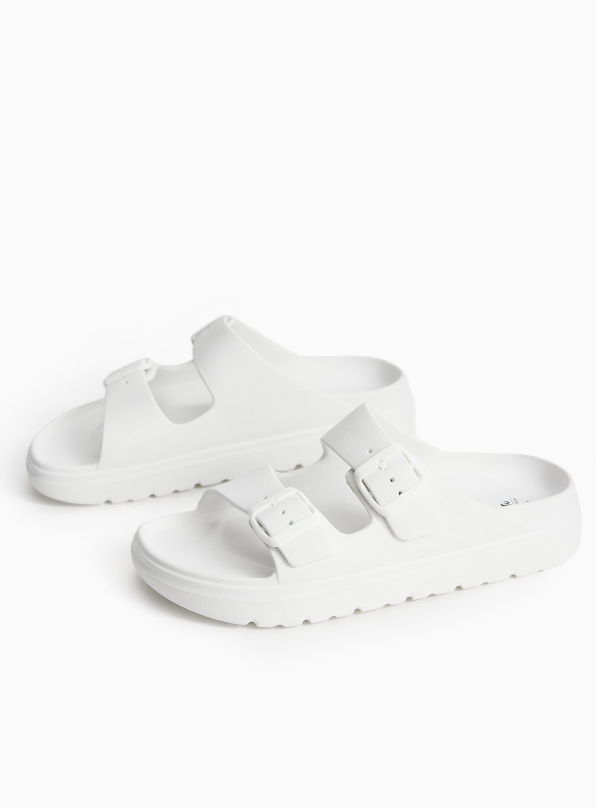 White EVA Strap Sliders 7