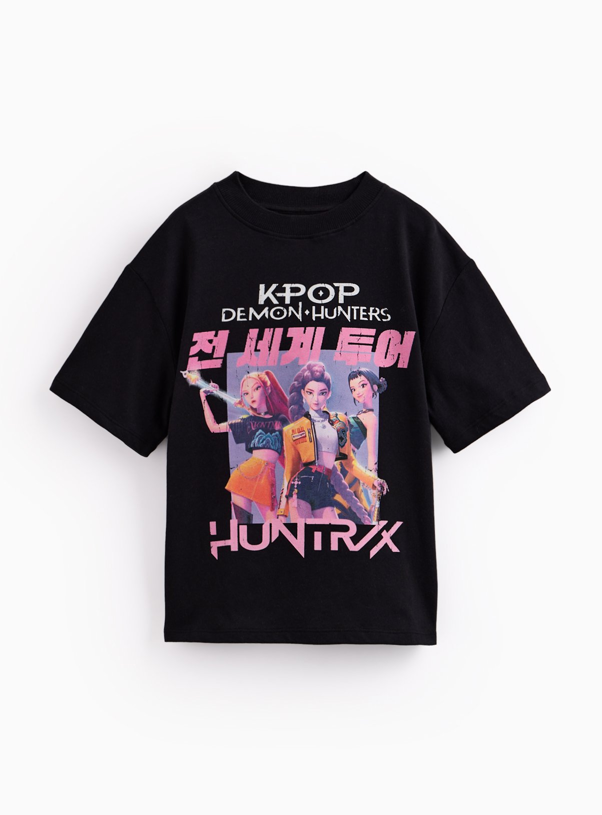 Black KPop Demon Hunters Graphic T-Shirt 10 years