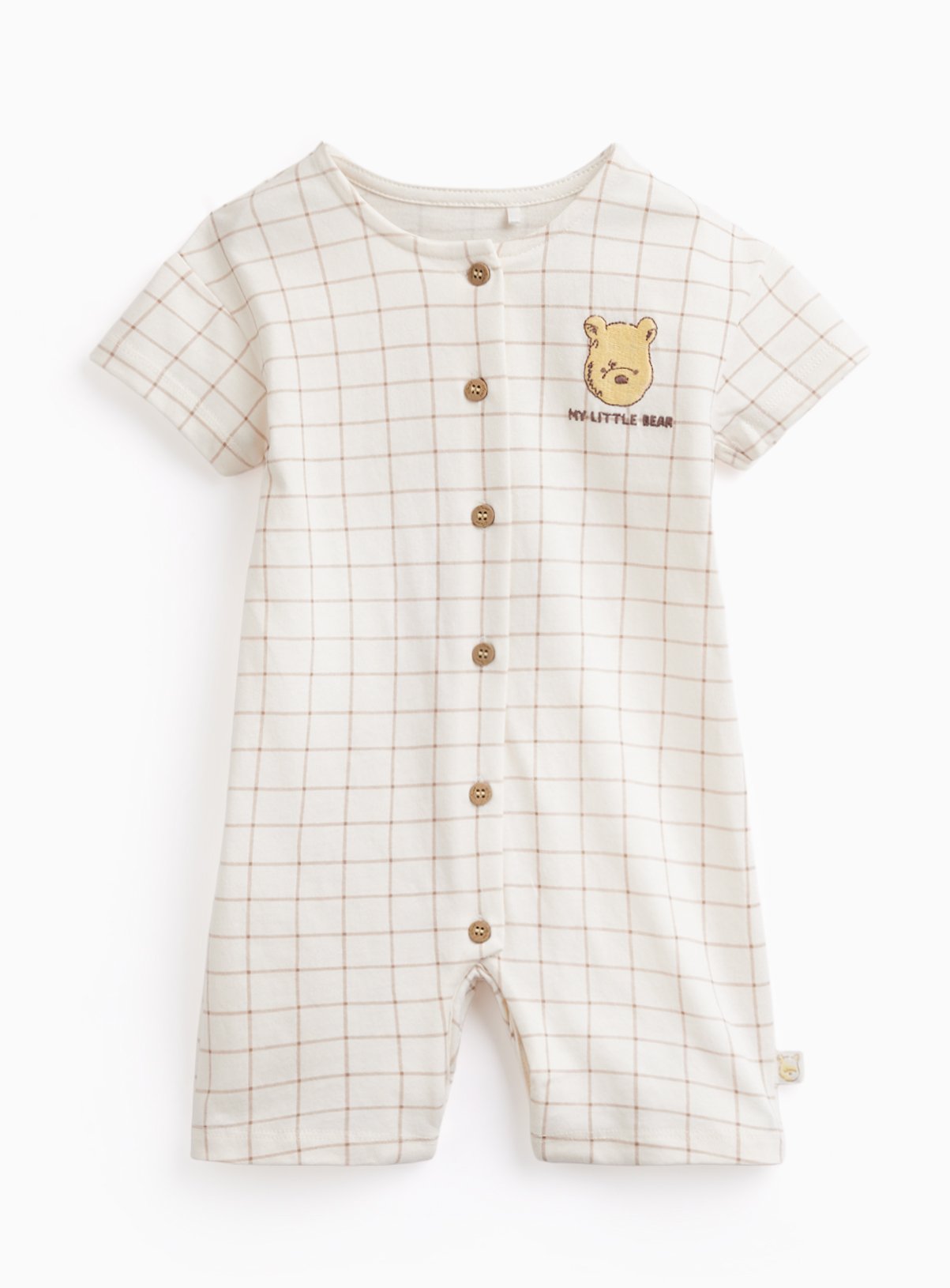 Winnie The Pooh Print Short Sleeve Romper 