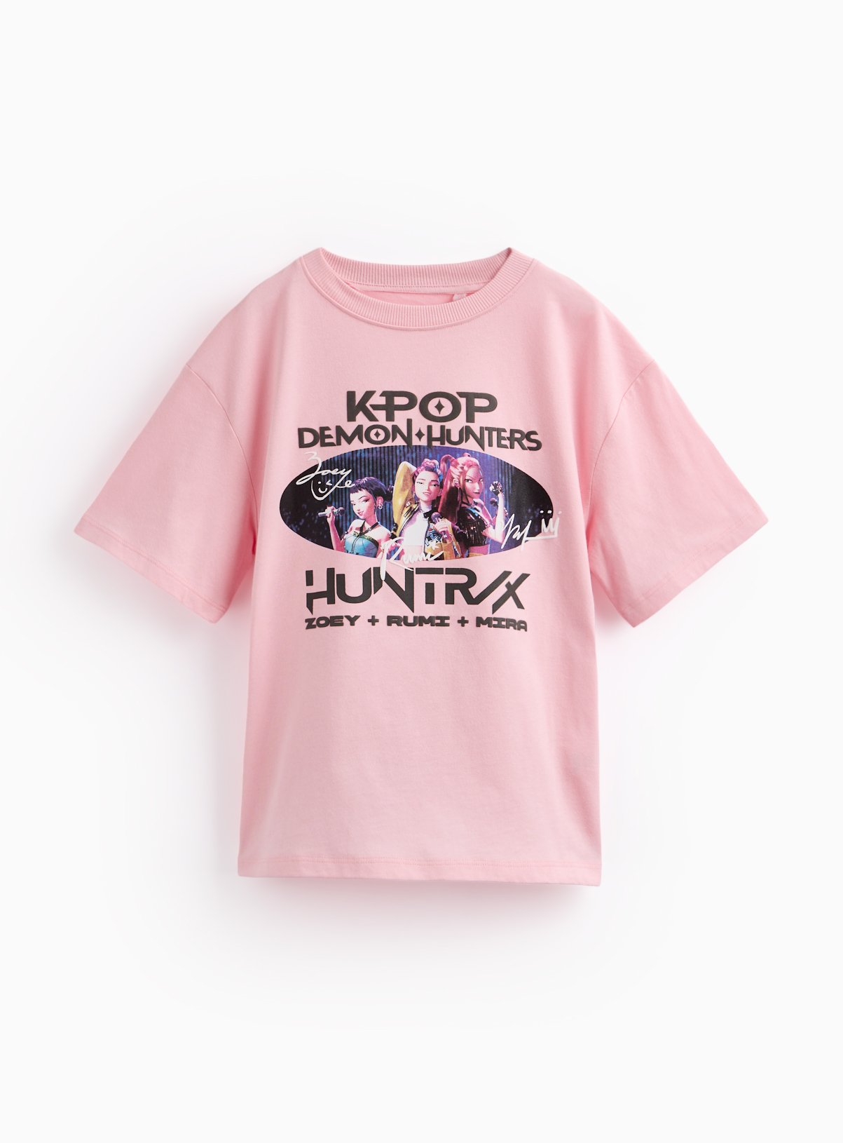 Pink KPop Demon Hunters Graphic T-Shirt 6 years