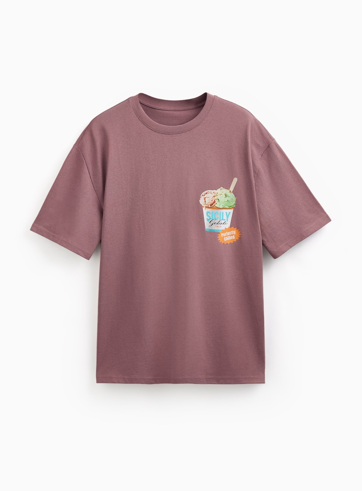 Sicily Ice Cream Graphic Print T-Shirt 