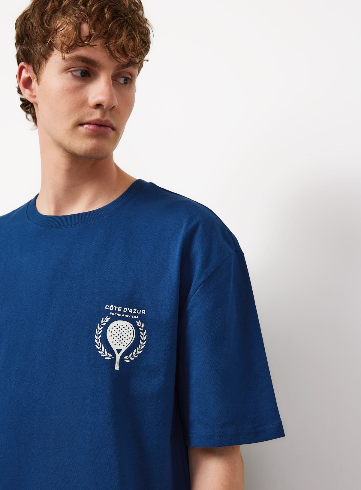 Navy Padel F&B Graphic Print T-Shirt