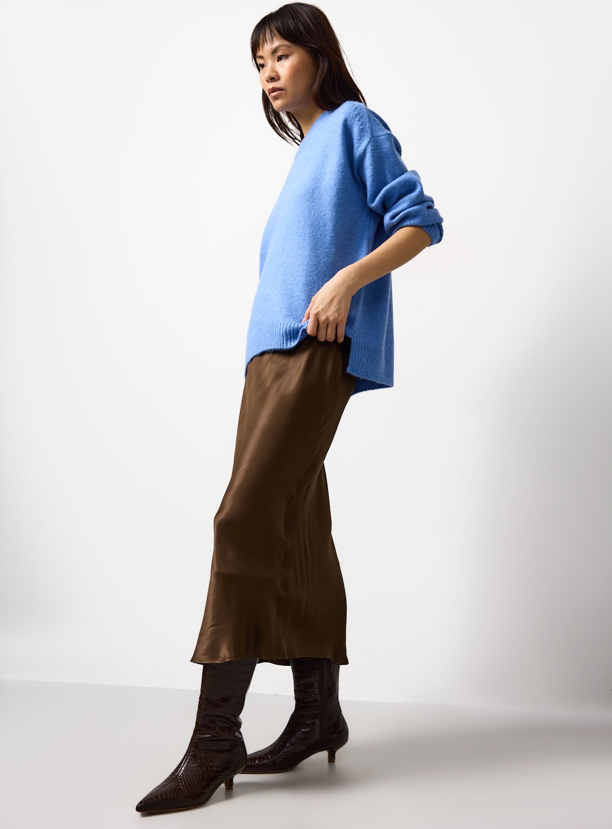 Satin Midaxi Skirt 