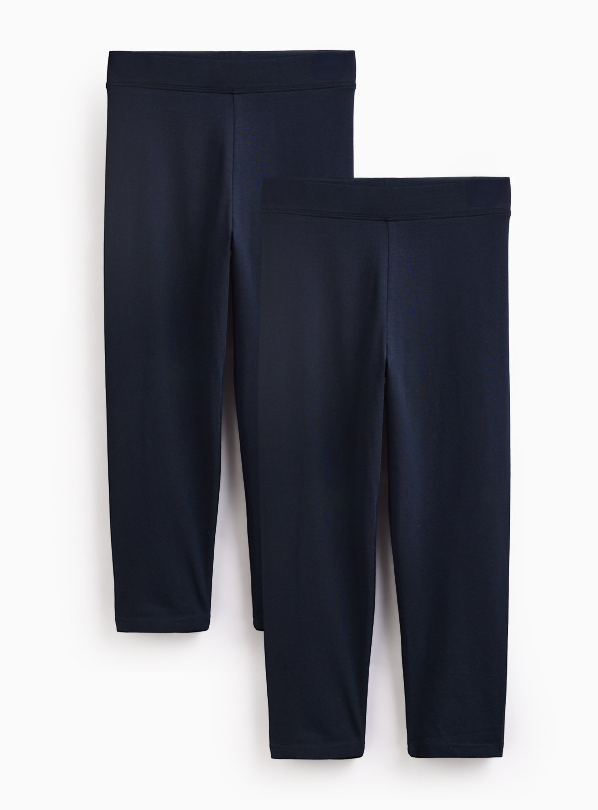 Navy Cropped Leggings 2 Pack L