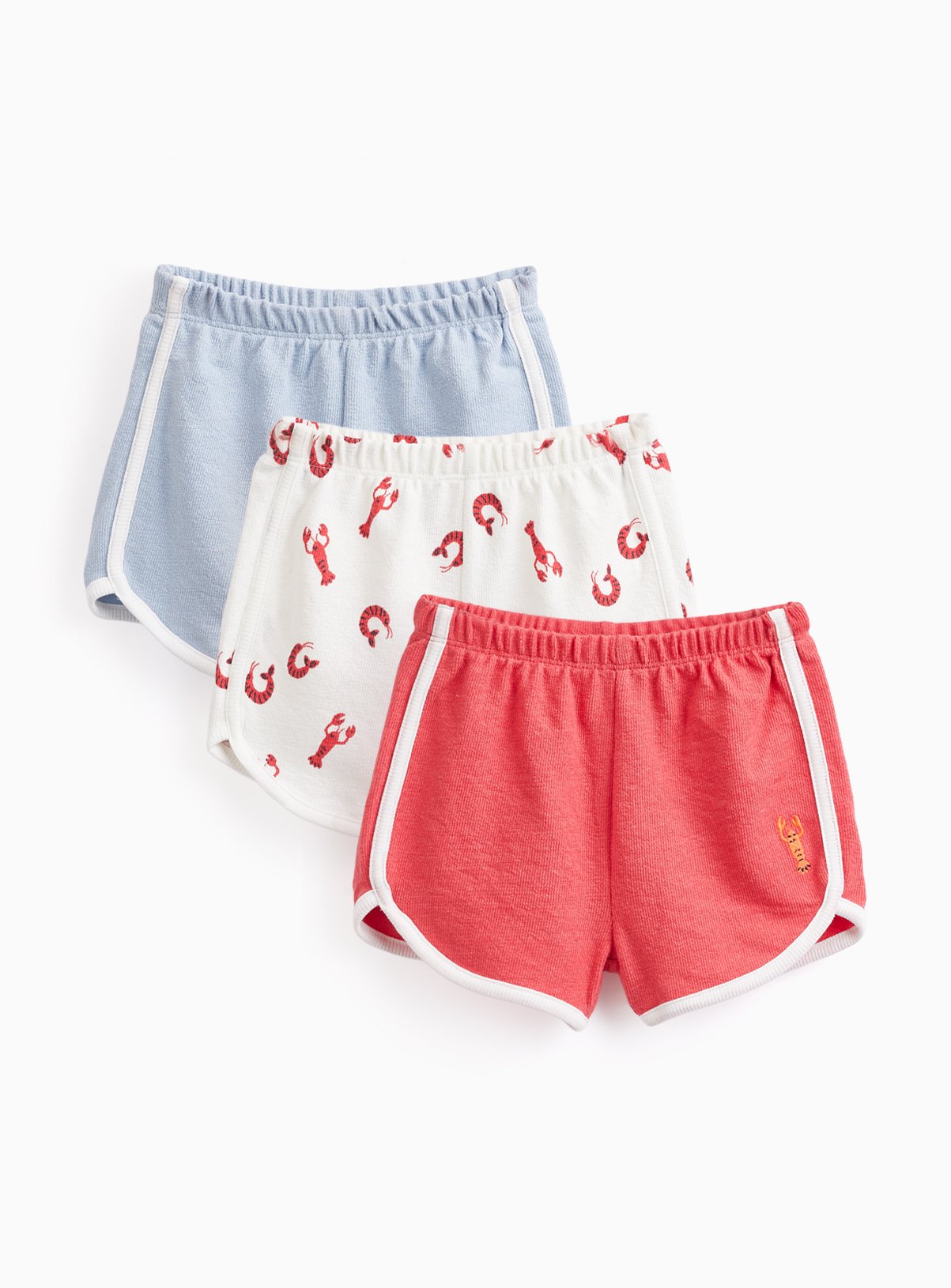 Lobster Print Shorts 3 Pack 