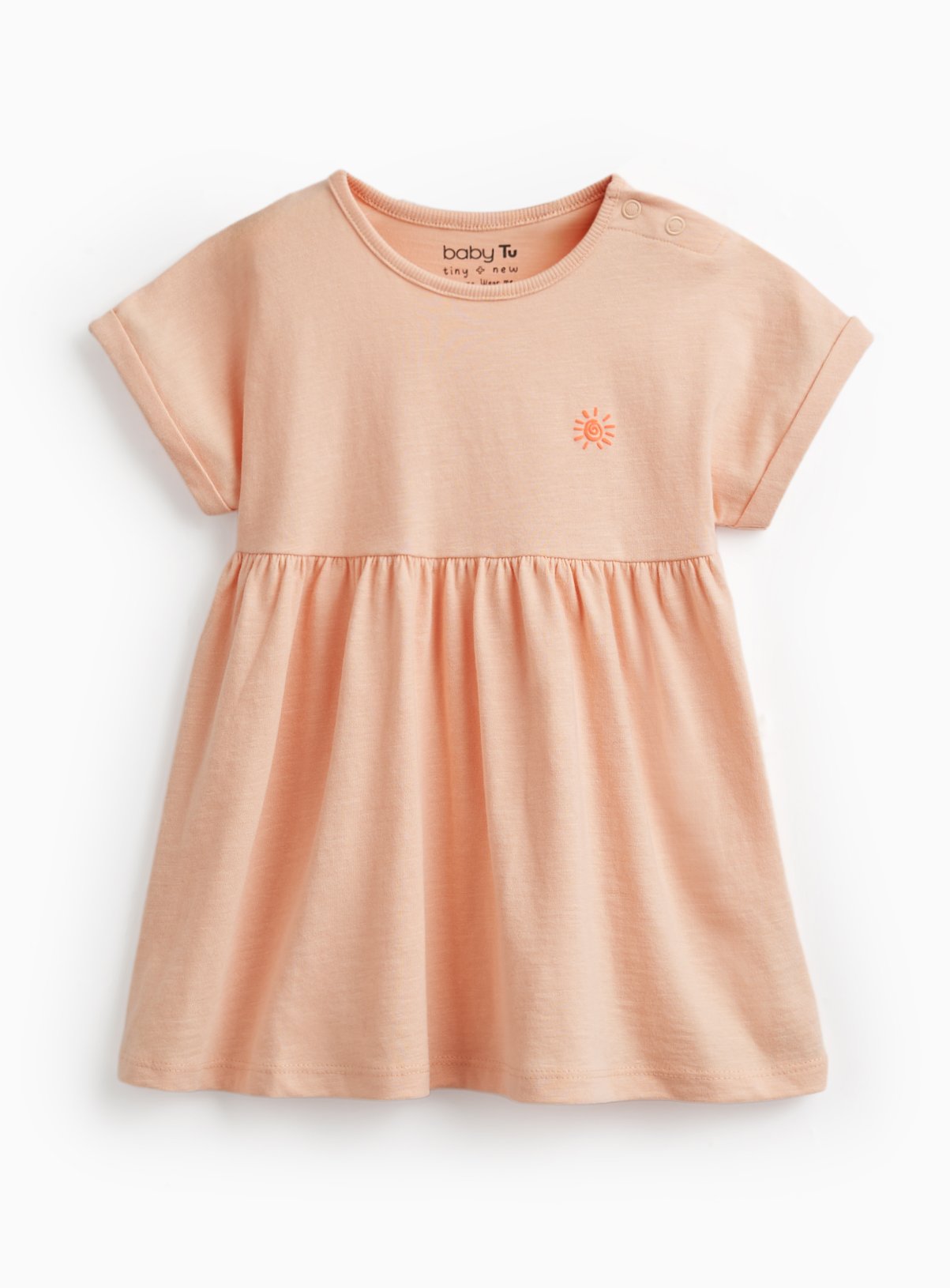 Pink Short Sleeve Dress 3-6 months