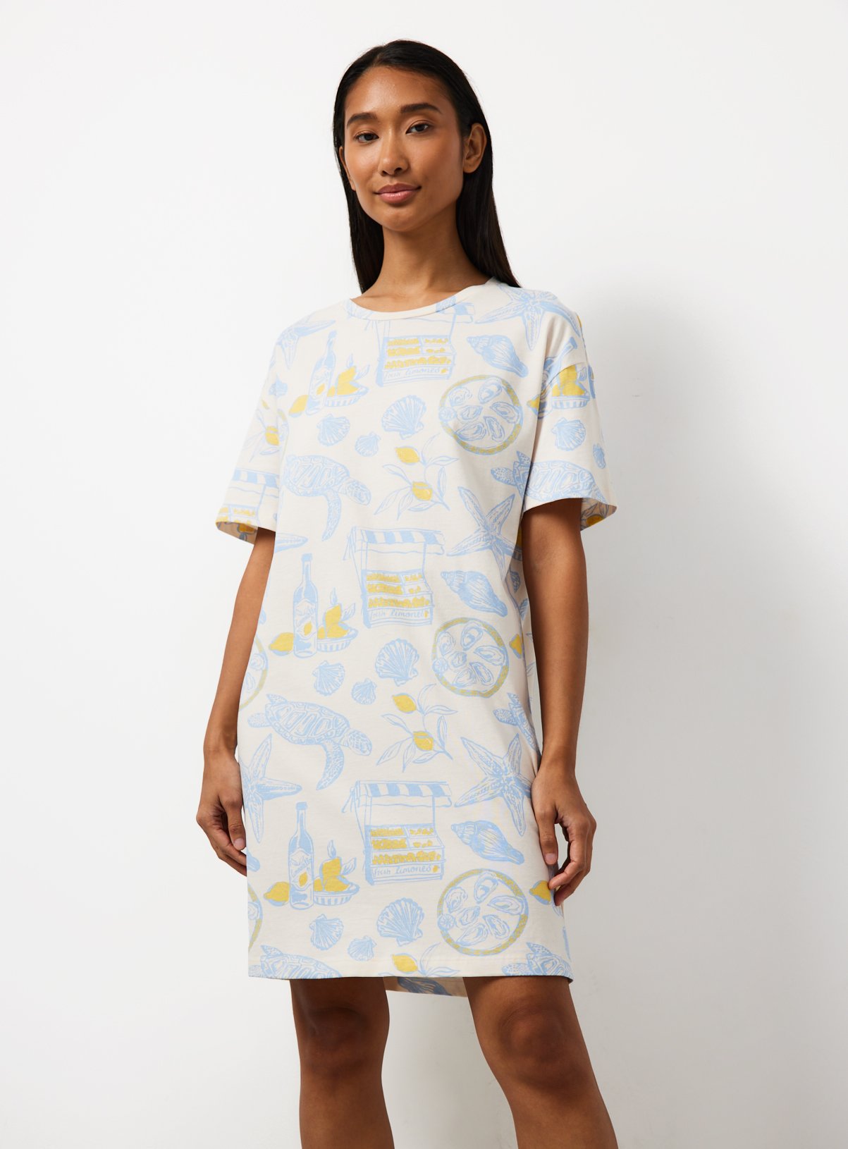 Coastal Print Sleep Tee XXL