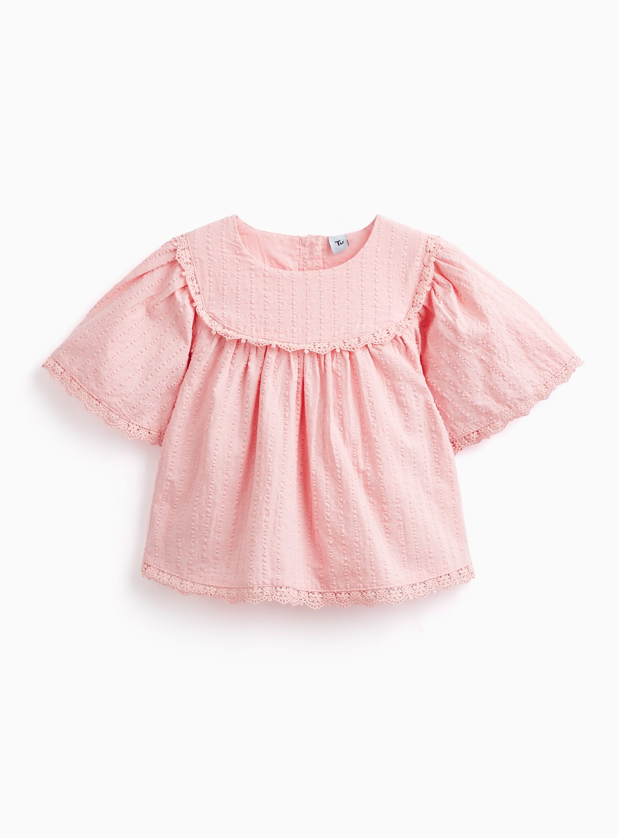 Romantic Style Short Sleeve Blouse 