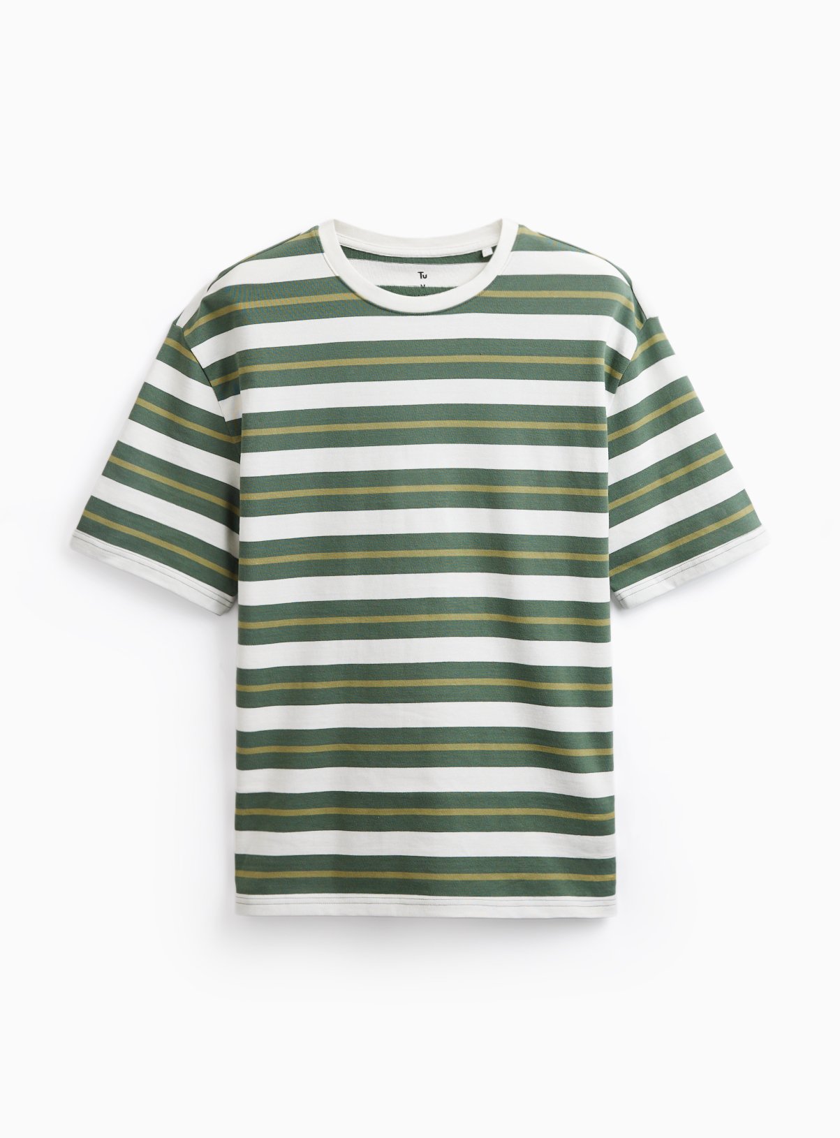 Stripe Print Relaxed Fit T-Shirt