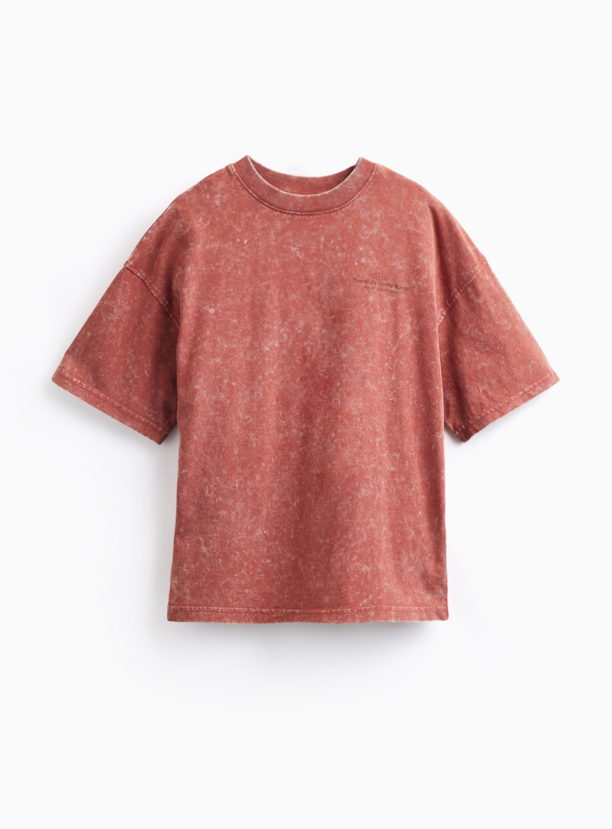 Brown Acid Wash T-Shirt 6 years