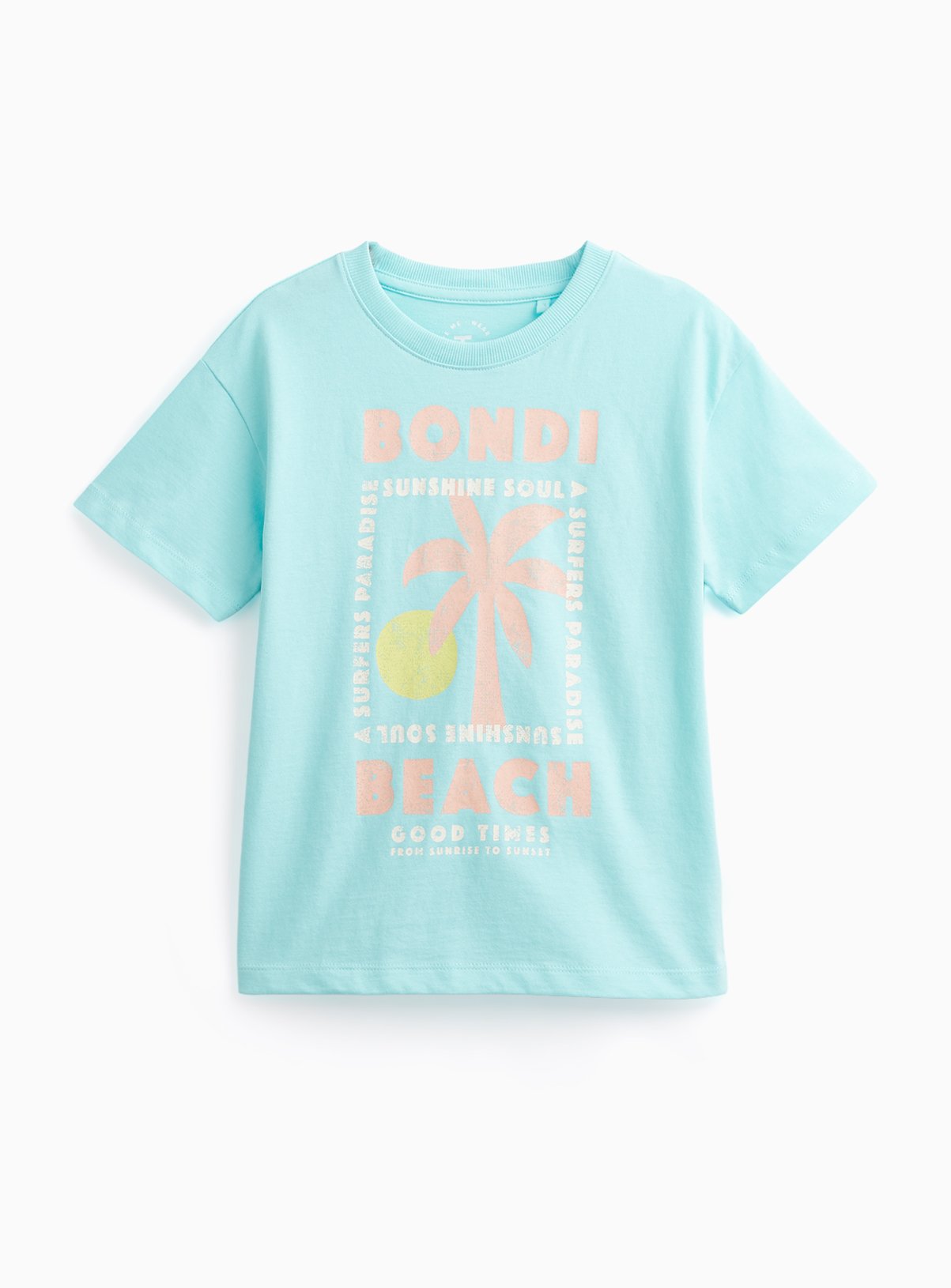 Blue Bondi Beach Graphic T-Shirt 9 years