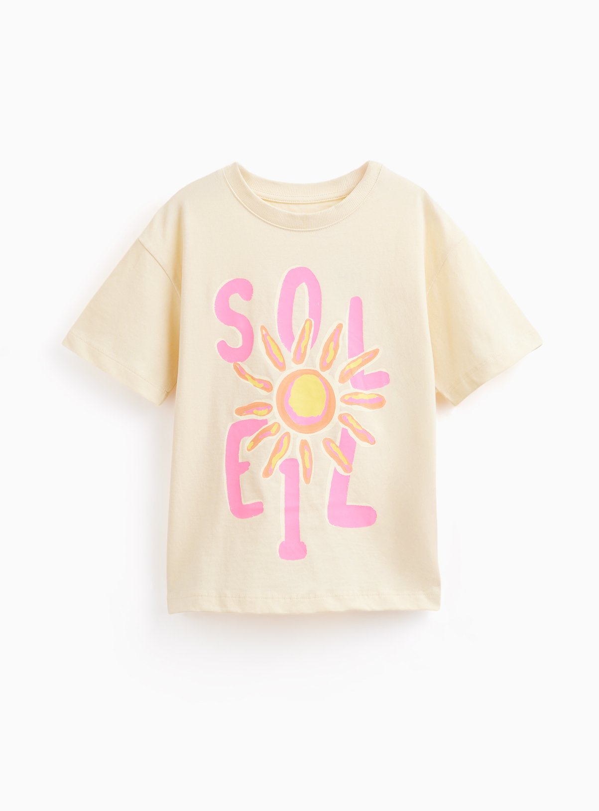 Yellow Soleil Graphic T-Shirt 10 years